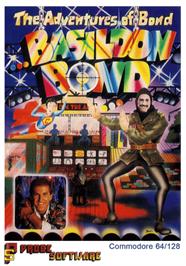 Box cover for The Adventures of Bond... Basildon Bond on the Commodore 64.