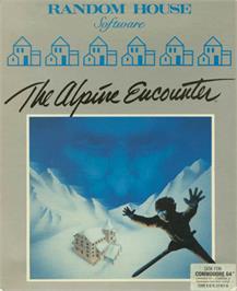 Box cover for The Alpine Encounter on the Commodore 64.