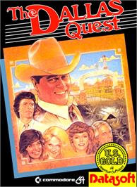 Box cover for The Dallas Quest on the Commodore 64.