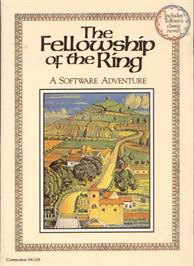 Box cover for The Fellowship of the Ring on the Commodore 64.