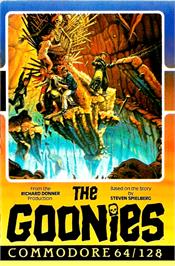 Box cover for The Goonies on the Commodore 64.