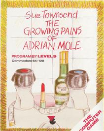 Box cover for The Growing Pains of Adrian Mole on the Commodore 64.