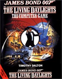 Box cover for The Living Daylights on the Commodore 64.