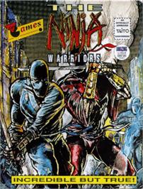 Box cover for The Ninja Warriors on the Commodore 64.