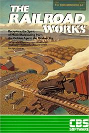 Box cover for The Railroad Works on the Commodore 64.