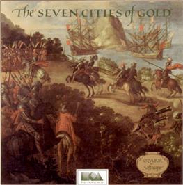 Box cover for The Seven Cities of Gold on the Commodore 64.