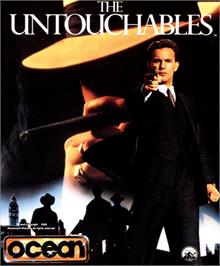 Box cover for The Untouchables on the Commodore 64.