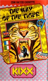 Box cover for The Way of the Tiger on the Commodore 64.
