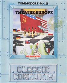 Box cover for Theatre Europe on the Commodore 64.