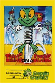Box cover for Thing on a Spring on the Commodore 64.