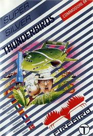 Box cover for Thunderbirds on the Commodore 64.