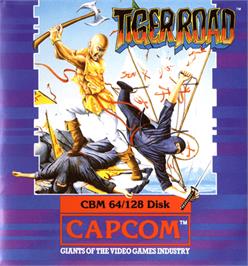 Box cover for Tiger Road on the Commodore 64.