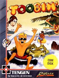 Box cover for Toobin' on the Commodore 64.
