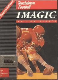Box cover for Touchdown Football on the Commodore 64.
