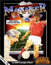Box cover for Tracksuit Manager on the Commodore 64.