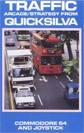 Box cover for Traffic on the Commodore 64.