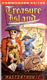 Box cover for Treasure Island on the Commodore 64.