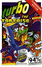 Box cover for Turbo the Tortoise on the Commodore 64.