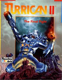 Box cover for Turrican II: The Final Fight on the Commodore 64.