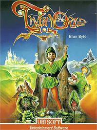 Box cover for TwinWorld: Land of Vision on the Commodore 64.