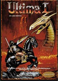 Box cover for Ultima I: The First Age of Darkness on the Commodore 64.