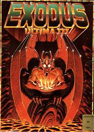 Box cover for Ultima III: Exodus on the Commodore 64.