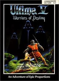 Box cover for Ultima V: Warriors of Destiny on the Commodore 64.