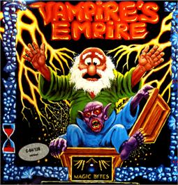 Box cover for Vampire's Empire on the Commodore 64.