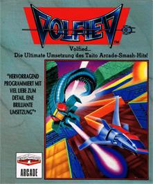 Box cover for Volfied on the Commodore 64.
