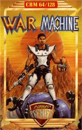 Box cover for War Machine on the Commodore 64.