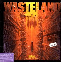 Box cover for Wasteland on the Commodore 64.