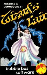Box cover for Wizard's Lair on the Commodore 64.