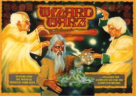 Box cover for Wizard Warz on the Commodore 64.