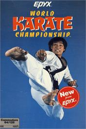 Box cover for World Karate Championship on the Commodore 64.