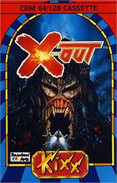 Box cover for X-Out on the Commodore 64.