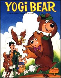 Box cover for Yogi Bear on the Commodore 64.
