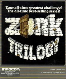 Box cover for Zork III - The Dungeon Master on the Commodore 64.