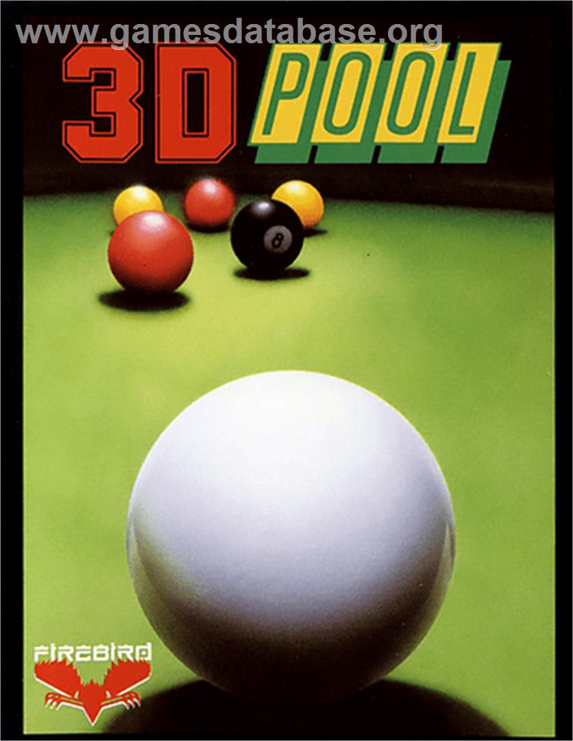 3D Pool - Commodore 64 - Artwork - Box