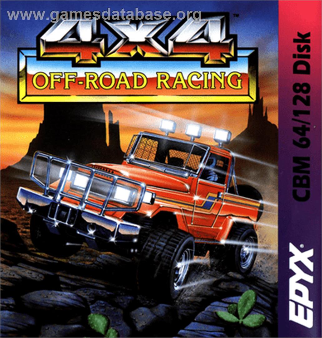 4x4 Off-Road Racing - Commodore 64 - Artwork - Box