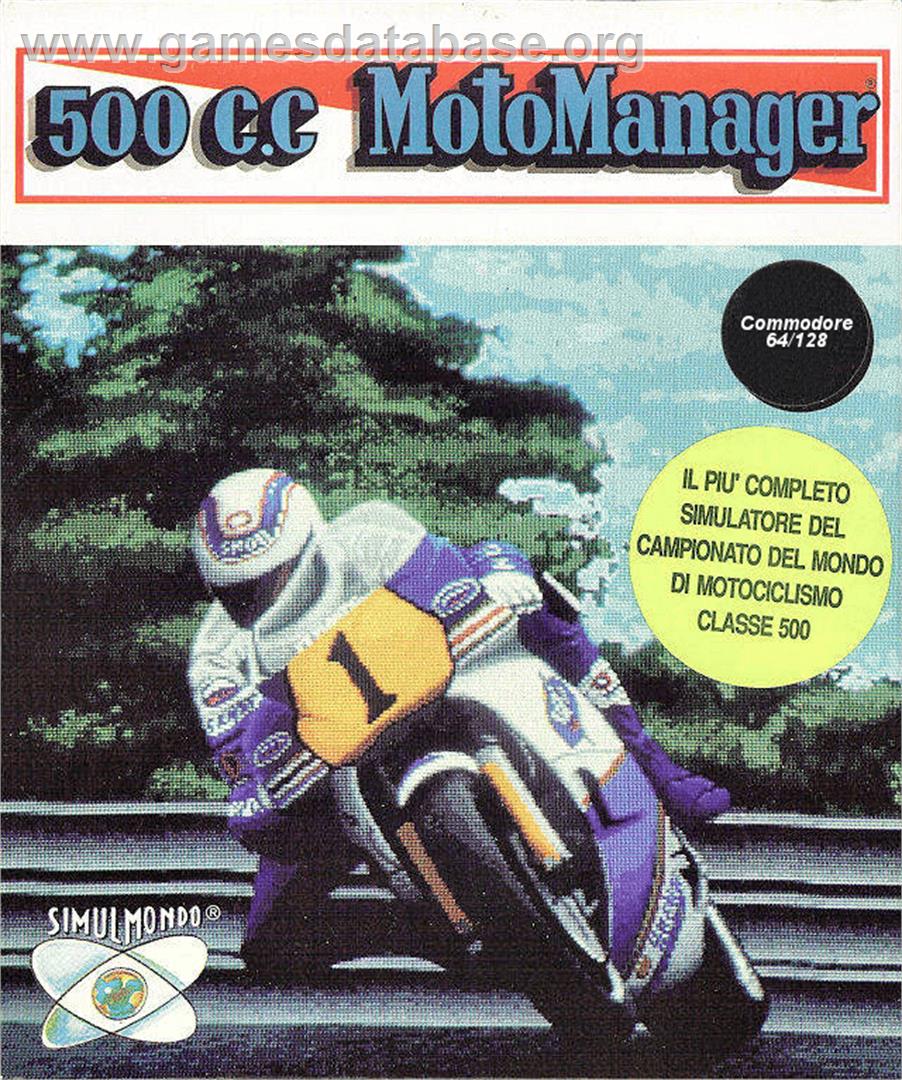 500cc Motomanager - Commodore 64 - Artwork - Box