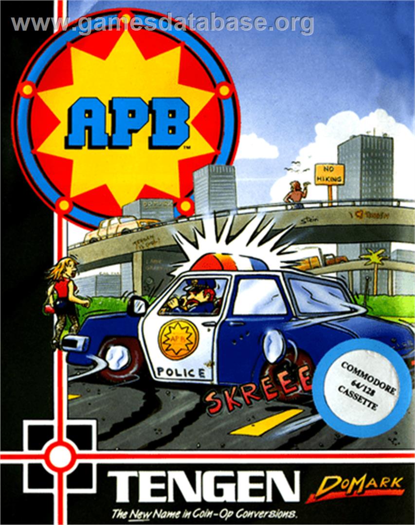 APB - Commodore 64 - Artwork - Box