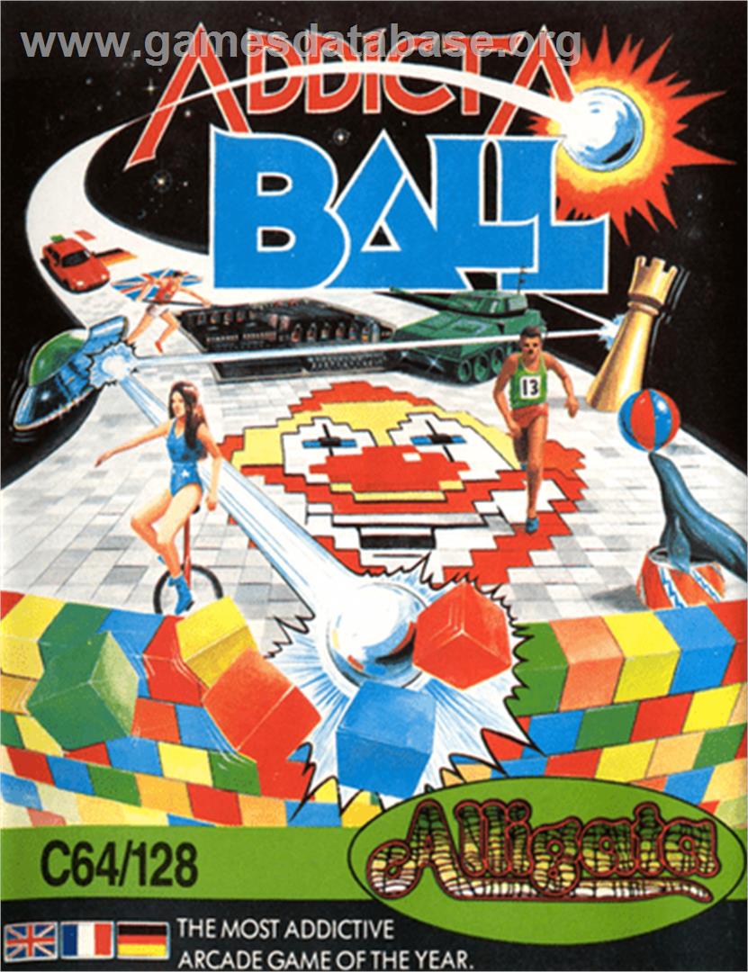 Addicta Ball - Commodore 64 - Artwork - Box