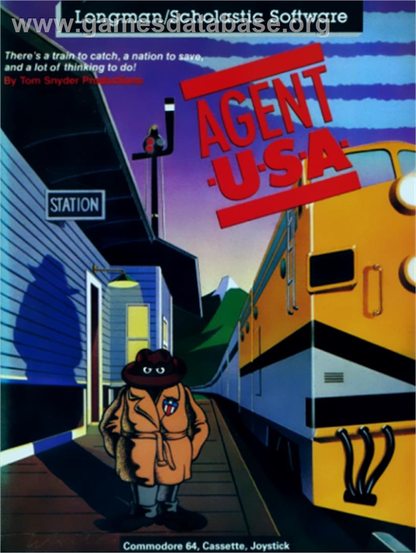Agent USA - Commodore 64 - Artwork - Box