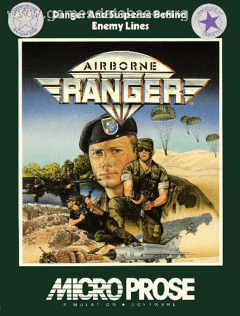 Airborne Ranger - Commodore 64 - Artwork - Box