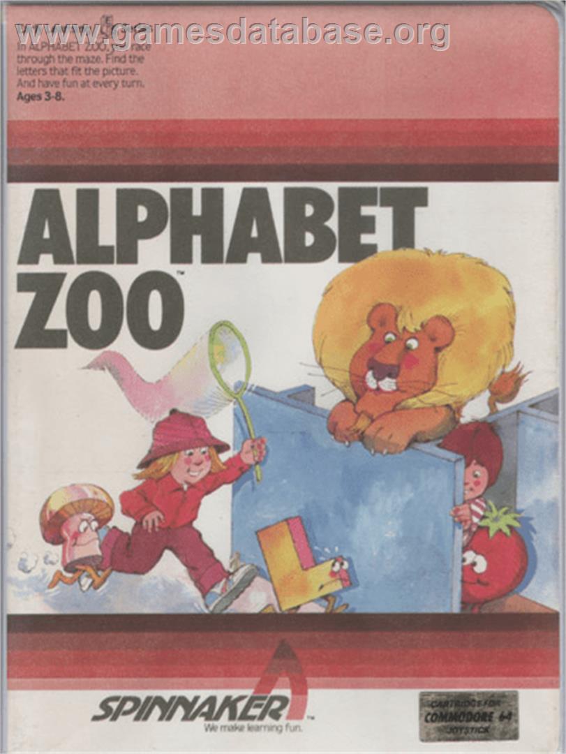 Alphabet Zoo - Commodore 64 - Artwork - Box