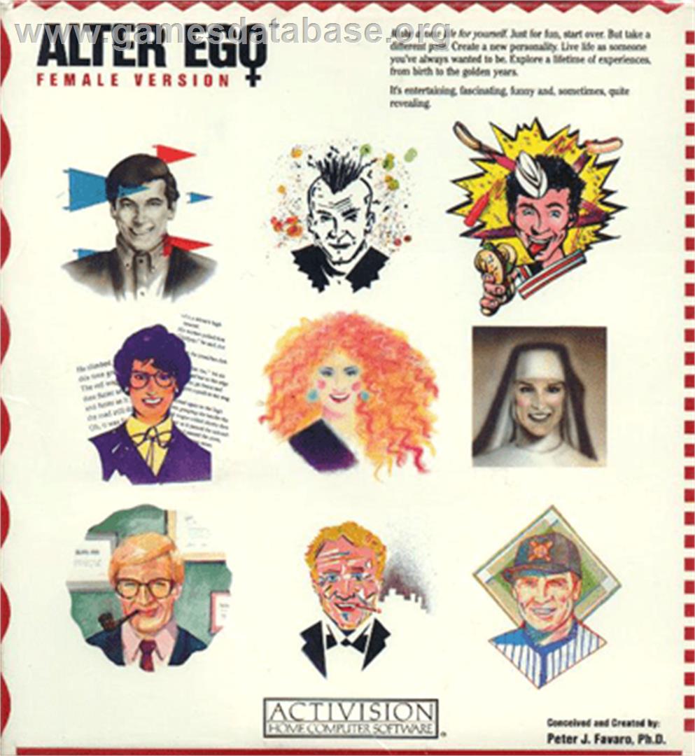 Alter Ego: Female Version - Commodore 64 - Artwork - Box