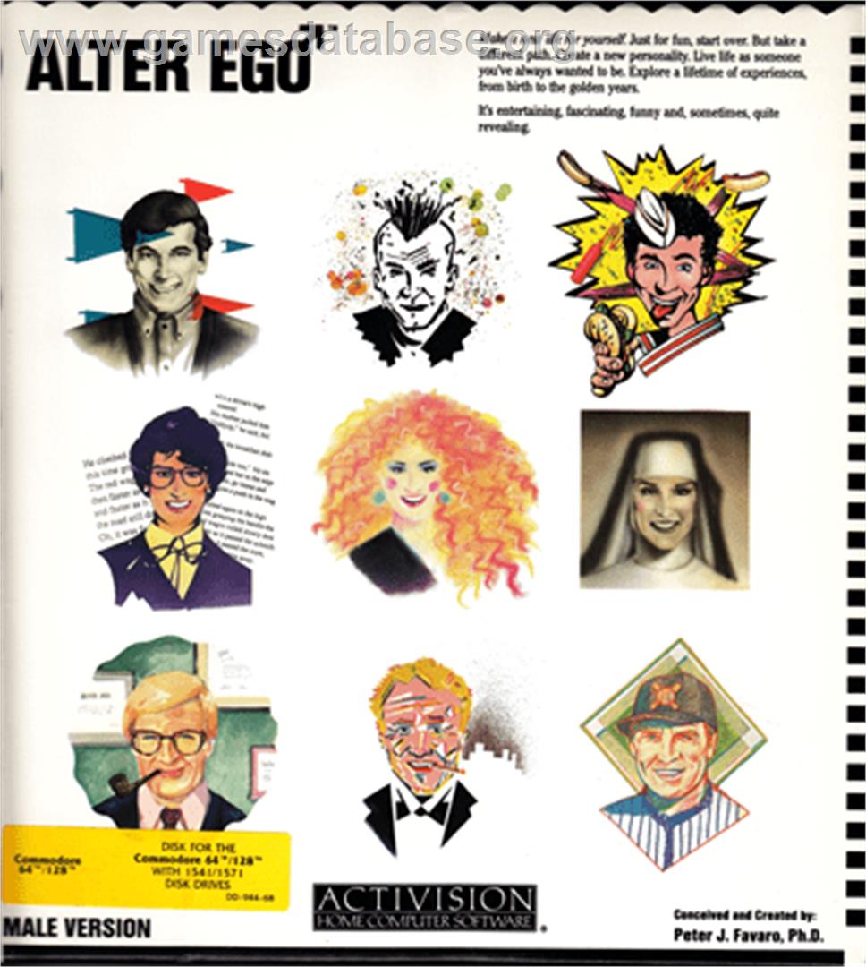 Alter Ego: Male Version - Commodore 64 - Artwork - Box