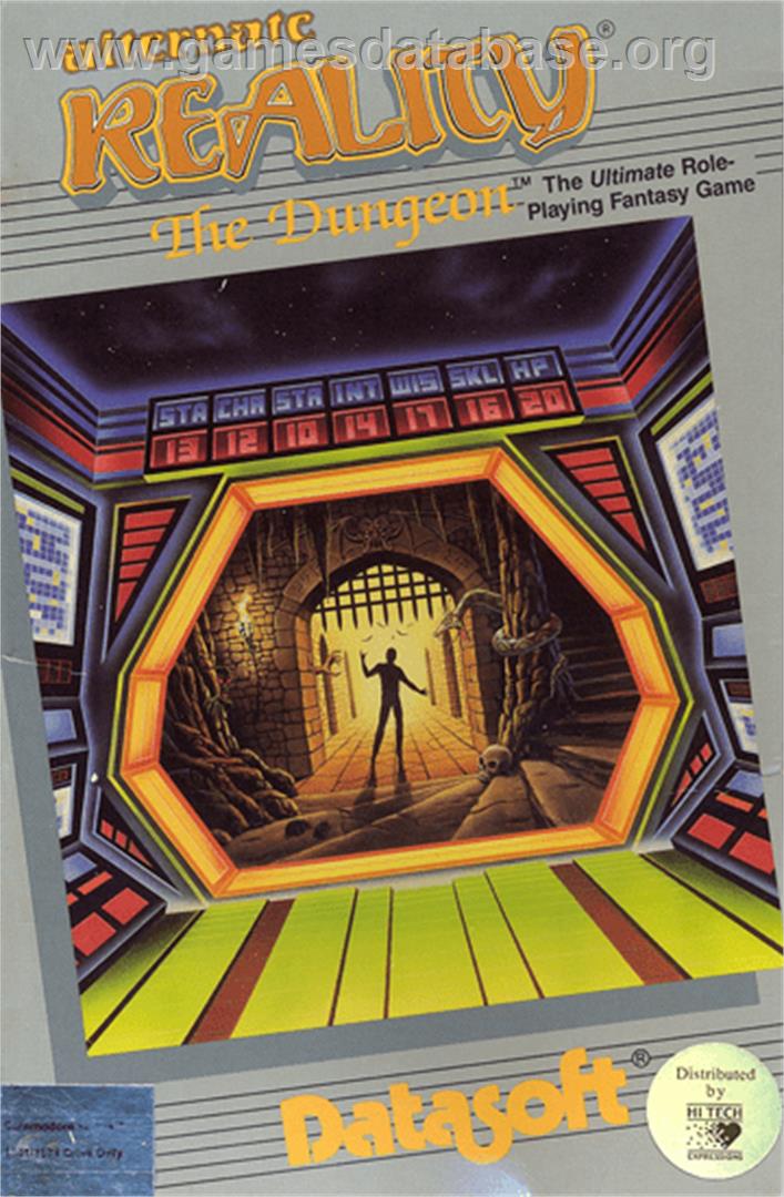 Alternate Reality: The Dungeon - Commodore 64 - Artwork - Box