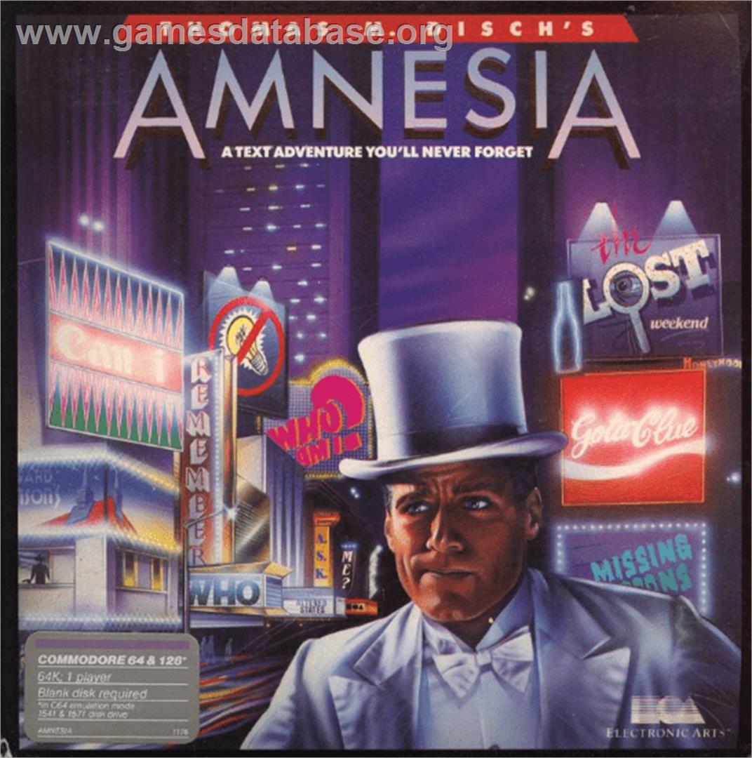 Amnesia - Commodore 64 - Artwork - Box