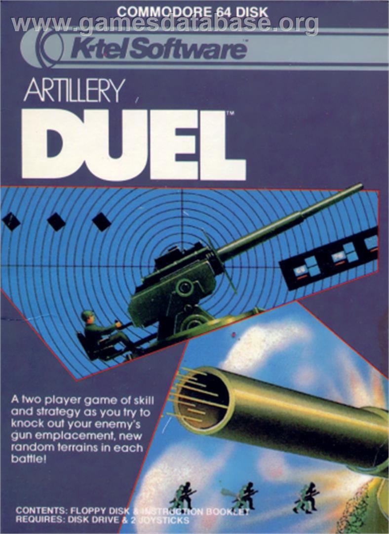 Artillery Duel - Commodore 64 - Artwork - Box